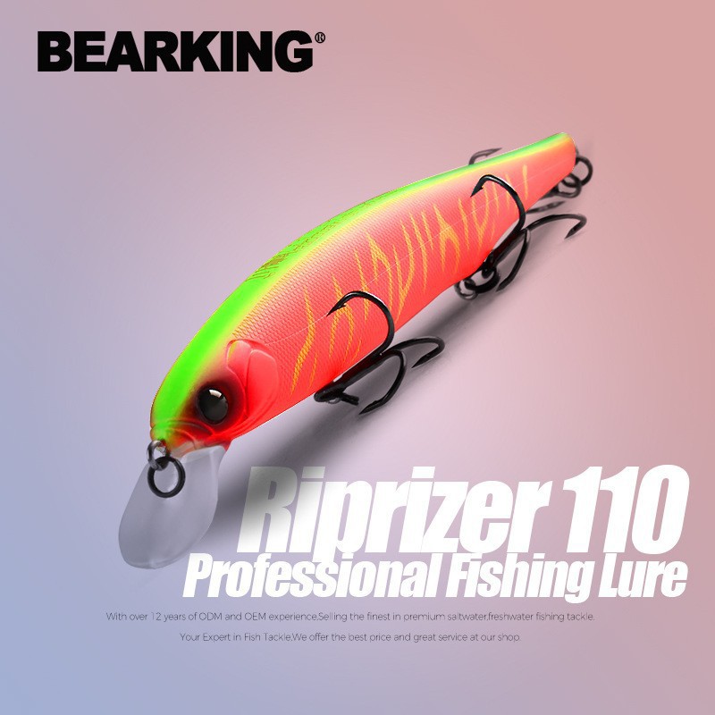Fishing Lure Jerkbait - BEARKING Harga terbaik Riprizer 110 Jerking