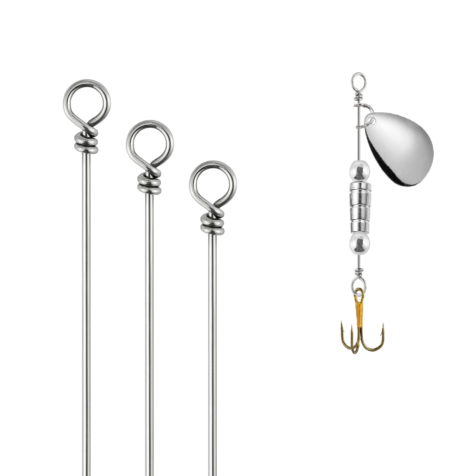 Fishing Lure Spinner - 100 buah Tokyo Rig Spinner umpan