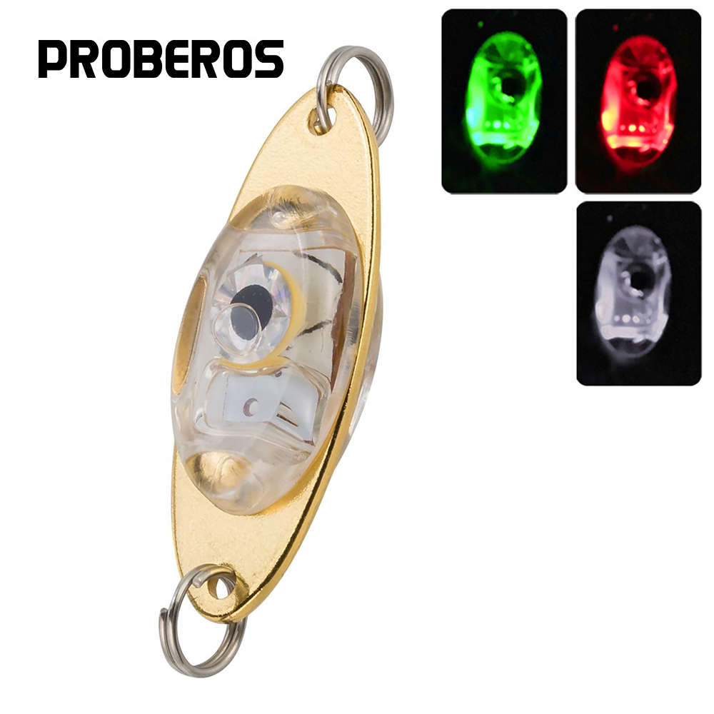 Fishing Lure Spoon - PRO BEROS LED lampu pancing jatuh