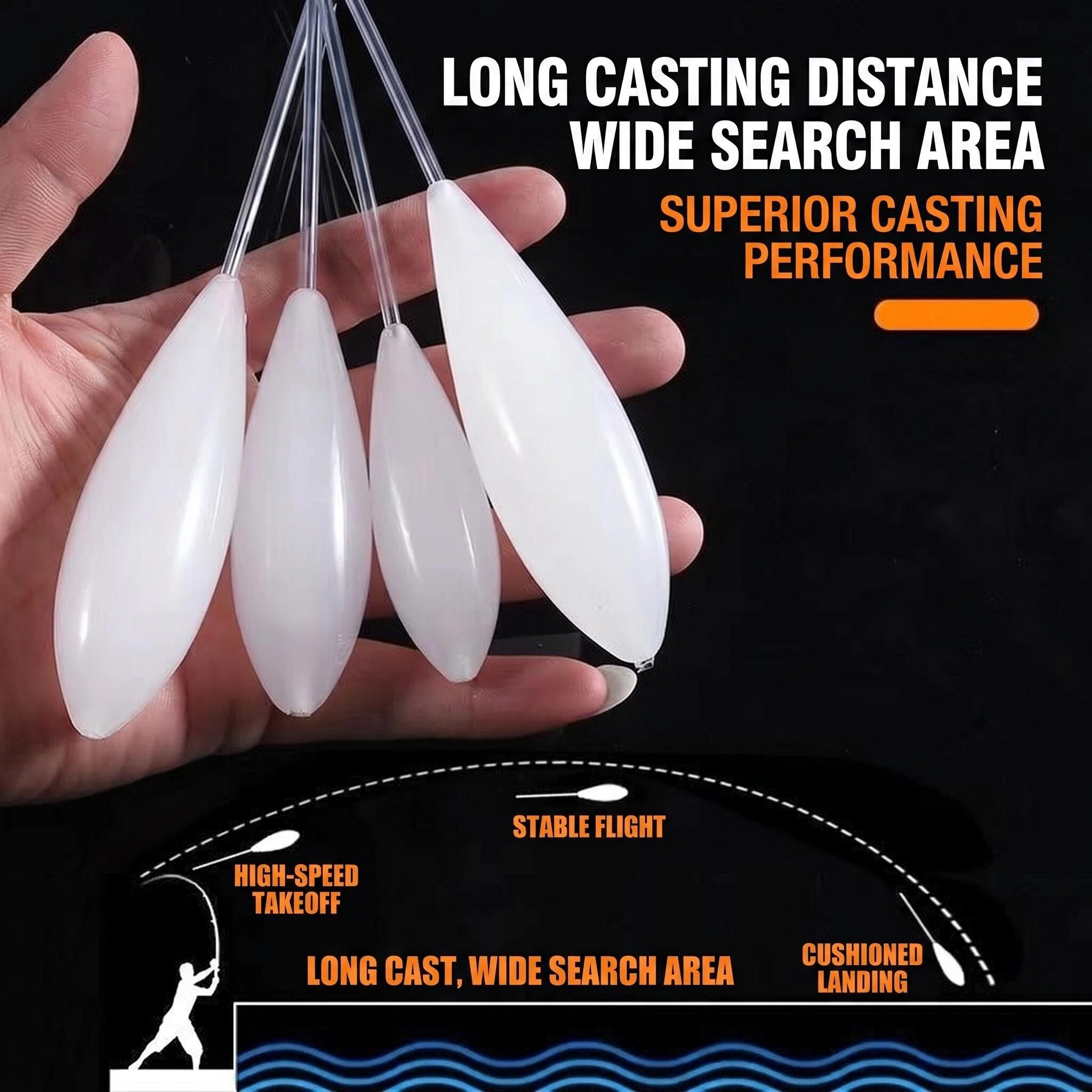 Fishing Lure Topwater - Pelampung Pancing Bobber Slow Sinking Assist
