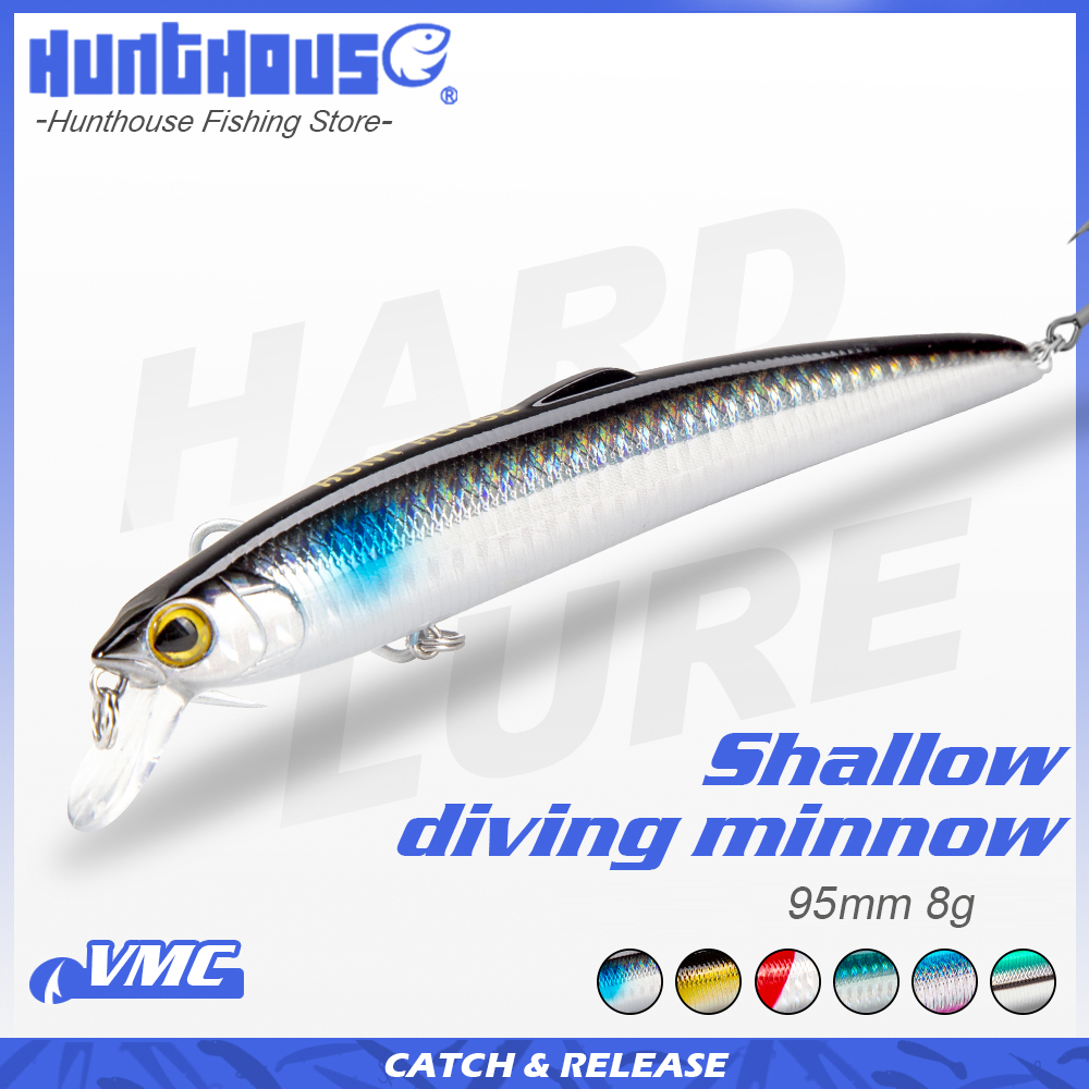 Fishing Lure Jerkbait - Umpan Pancing Hunthouse Smith Saruna Minnow