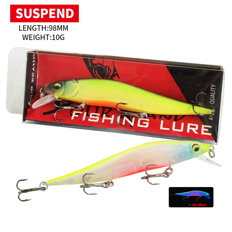 Fishing Lure Jerkbait - Umpan Jerkbait Minnow Suspending 98MM 10G