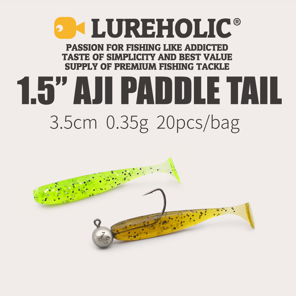 Fishing Lure Soft Plastic - LUREHOLIC pemikat ikan, umpan halus ekor
