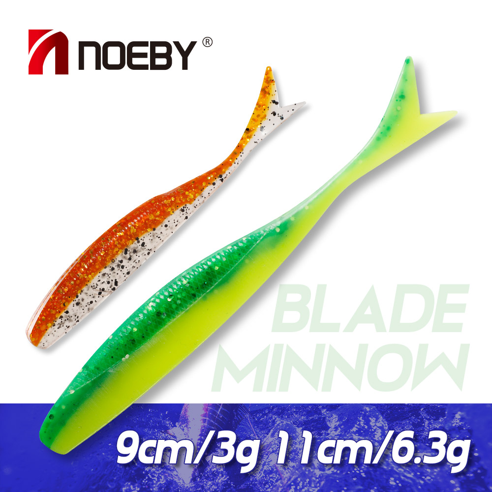 Fishing Lure Blade Bait - NOEBY umpan lembut mata ikan kecil,