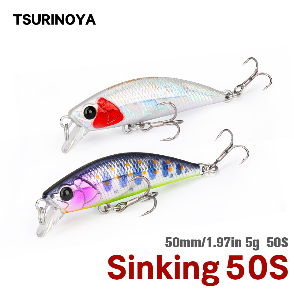 Fishing Lure Jerkbait - TSURINOYA 50S WARNA BARU 5cm 5g