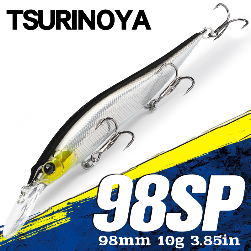 Fishing Lure Jerkbait - TSURINOYA Suspending Minnow Jerkbait AURORA 98SP