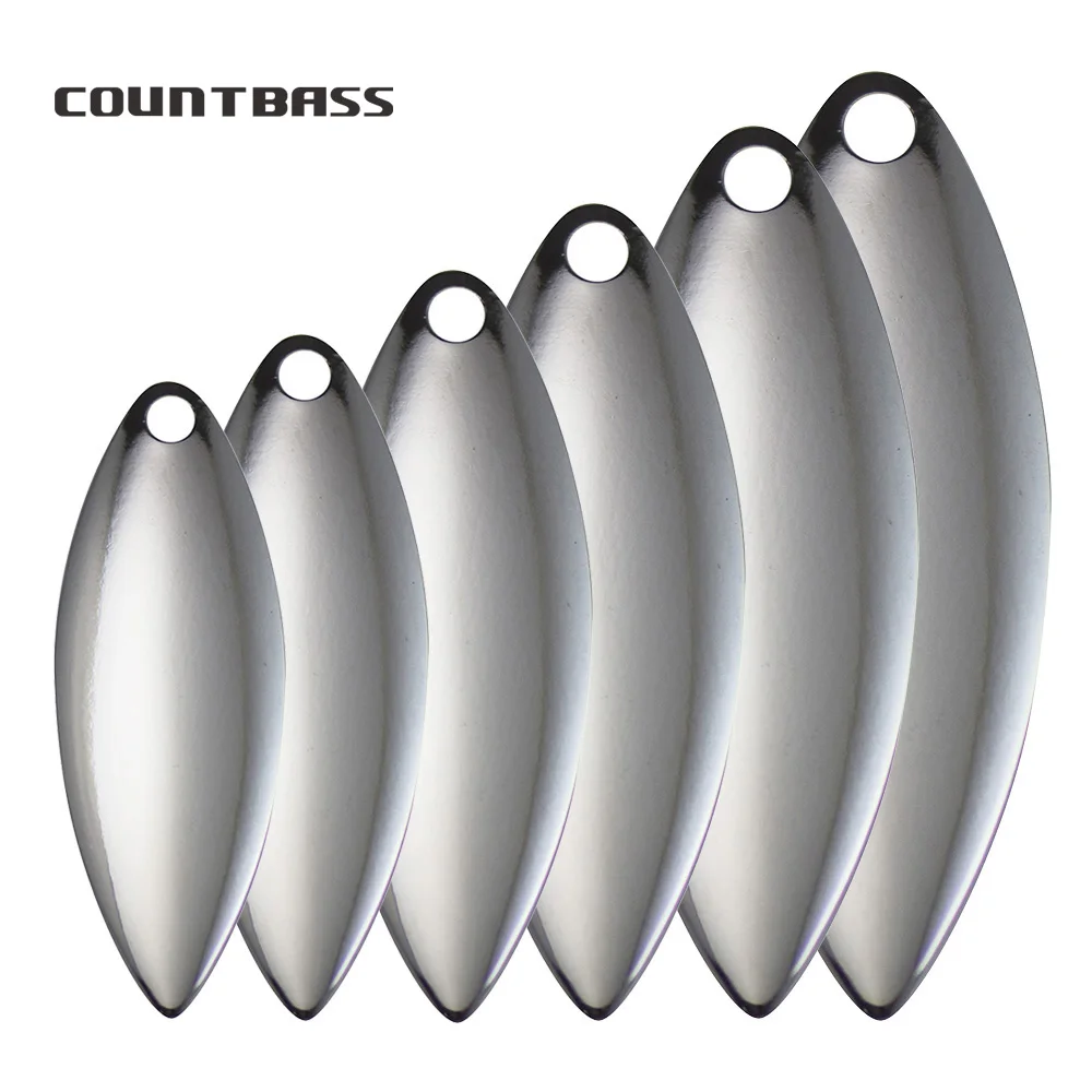 Fishing Lure Spinnerbait - Countbass 50 buah ukuran 1-6 nikel
