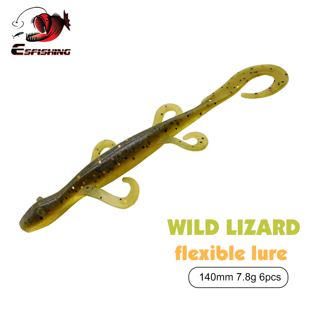 Fishing Lure Swimbait - Umpan Pancing ESFISHING Wild Lizard 140mm