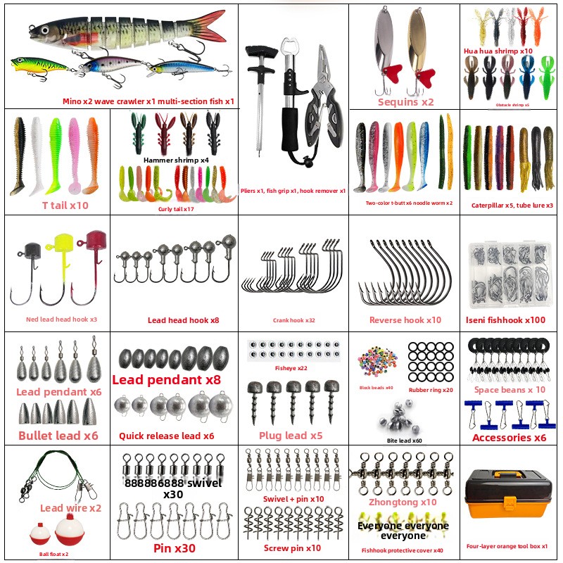 Set Aksesoris Umpan Pancing Lu - Fishing Lure Box ulasan dan harga