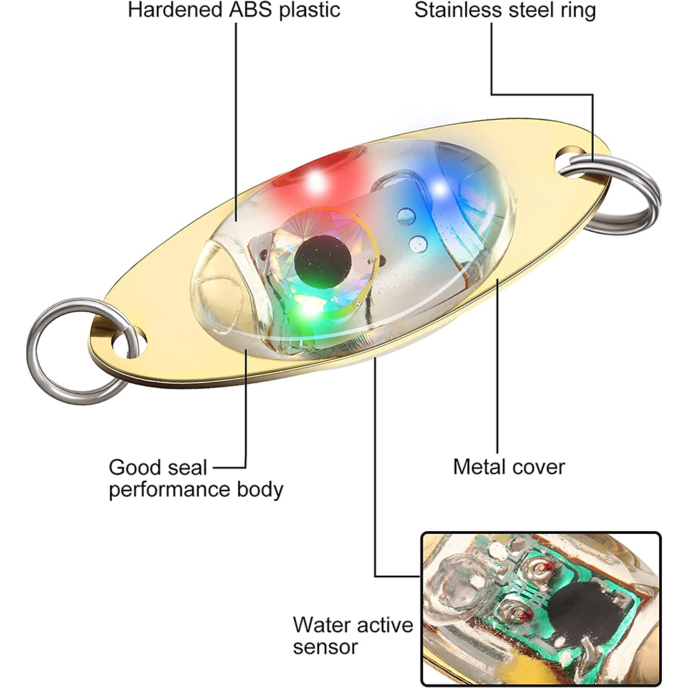 PRO BEROS LED lampu pancing ja - Fishing Lure Spoon ulasan dan harga