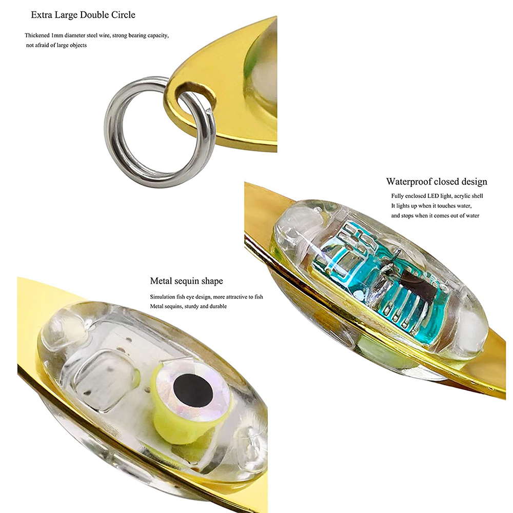 PRO BEROS LED lampu pancing ja - Fishing Lure Spoon ulasan dan harga