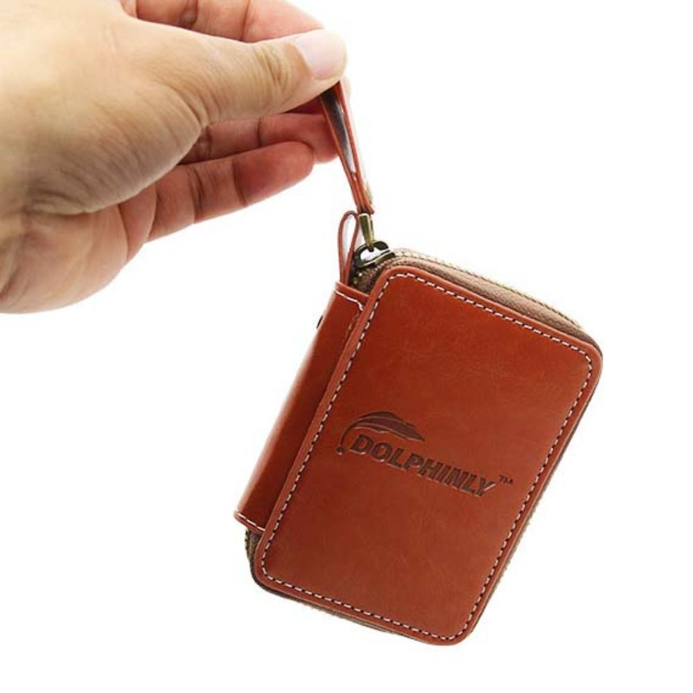 Tas Dompet Umpan Kulit PU Tas  - Fishing Lure Spinner ulasan dan harga