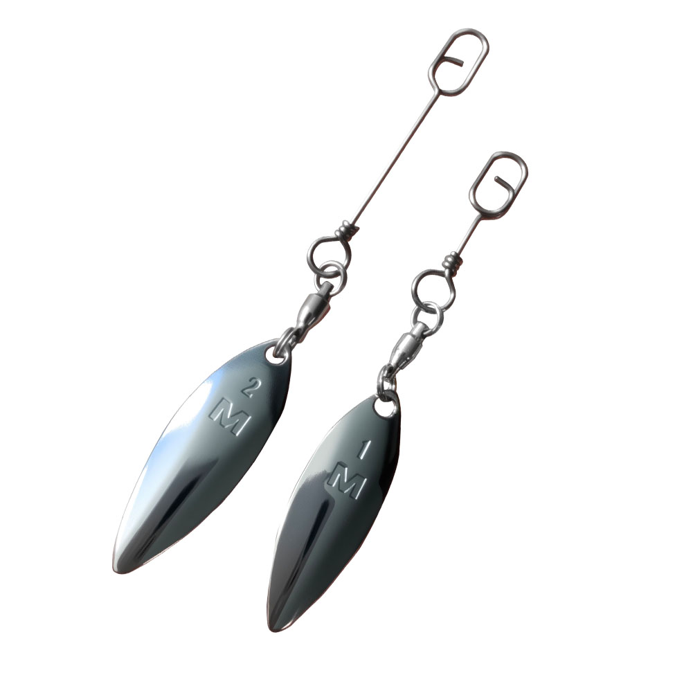 10 Buah Willowleaf Blades Spin - Fishing Lure Buzzbait ulasan dan harga