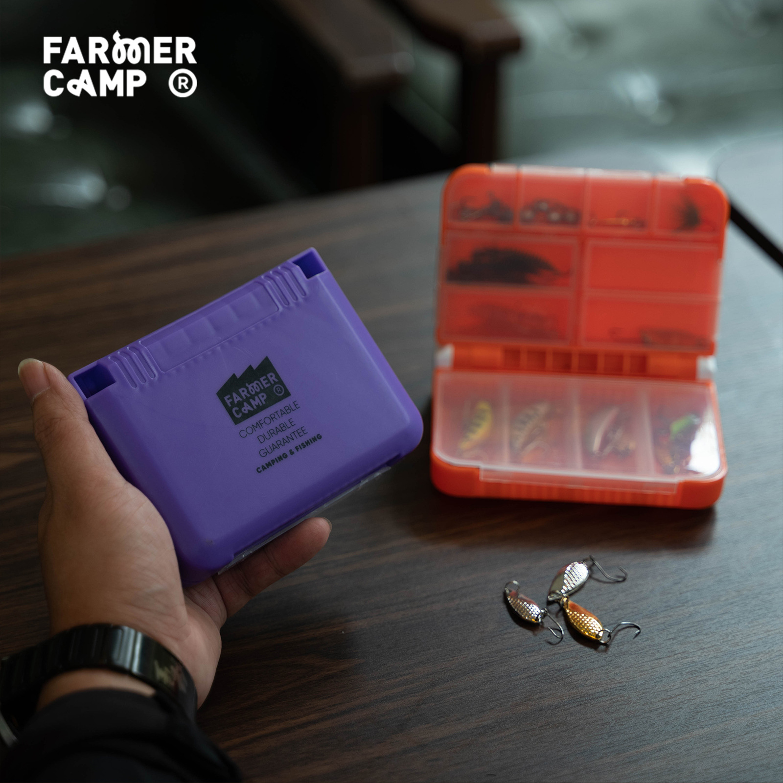 Kotak Peralatan Pancing Portab - Fishing Lure Spoon ulasan dan harga