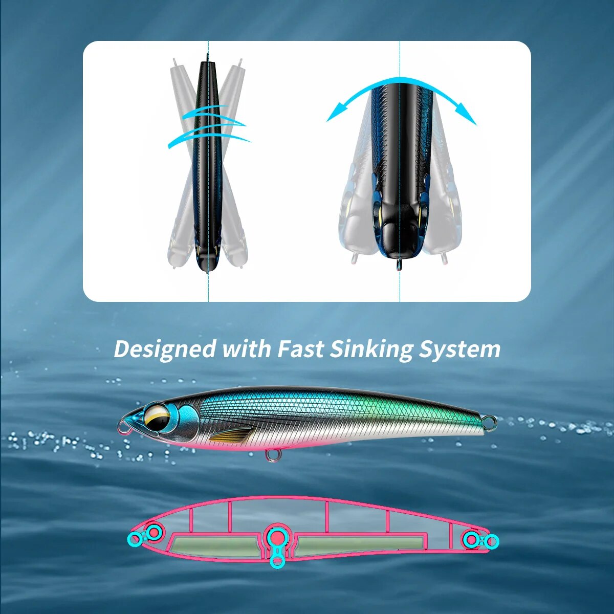 Umpan pancing pensil tenggelam - Fishing Lure Buzzbait ulasan dan harga