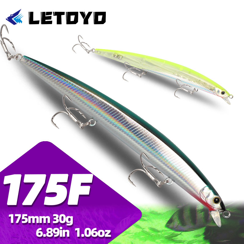 LETOYO 175mm 30g Perlengkapan  - Fishing Lure Jerkbait ulasan dan harga