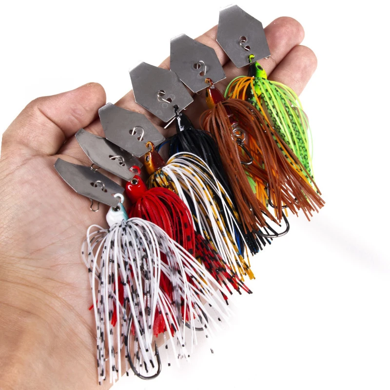 6 buah/set Kit umpan pancing C - Fishing Lure Buzzbait ulasan dan harga
