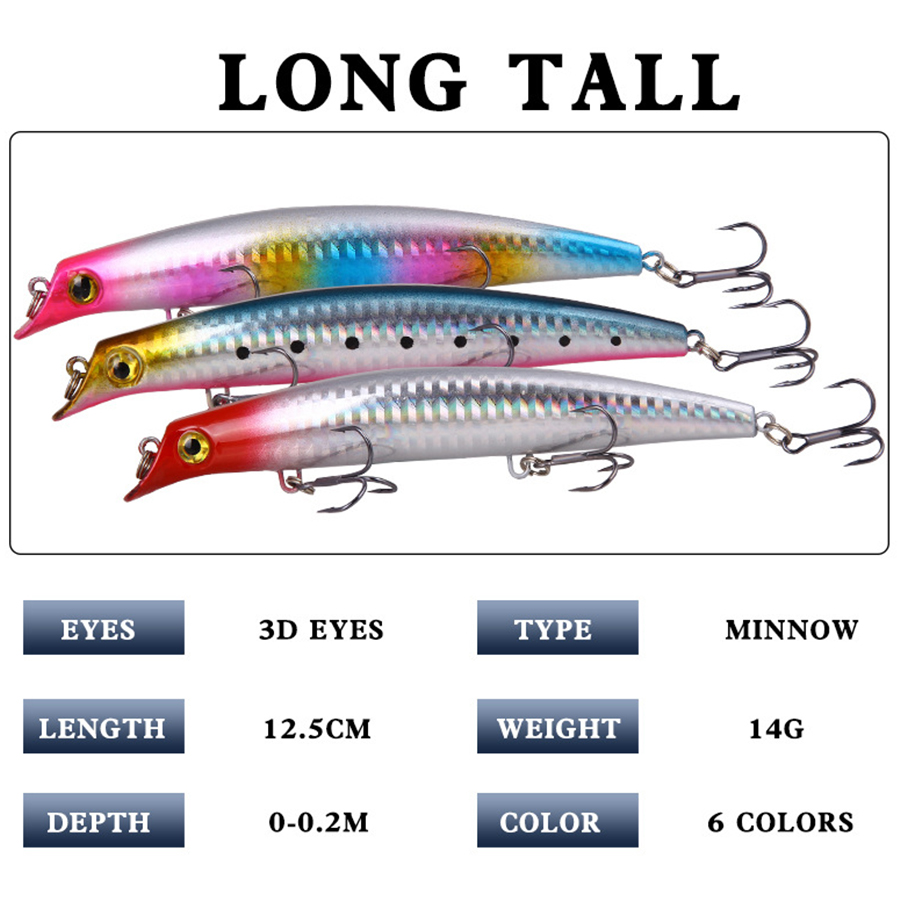 6 buah umpan pancing Crankbait - Fishing Lure Popper ulasan dan harga