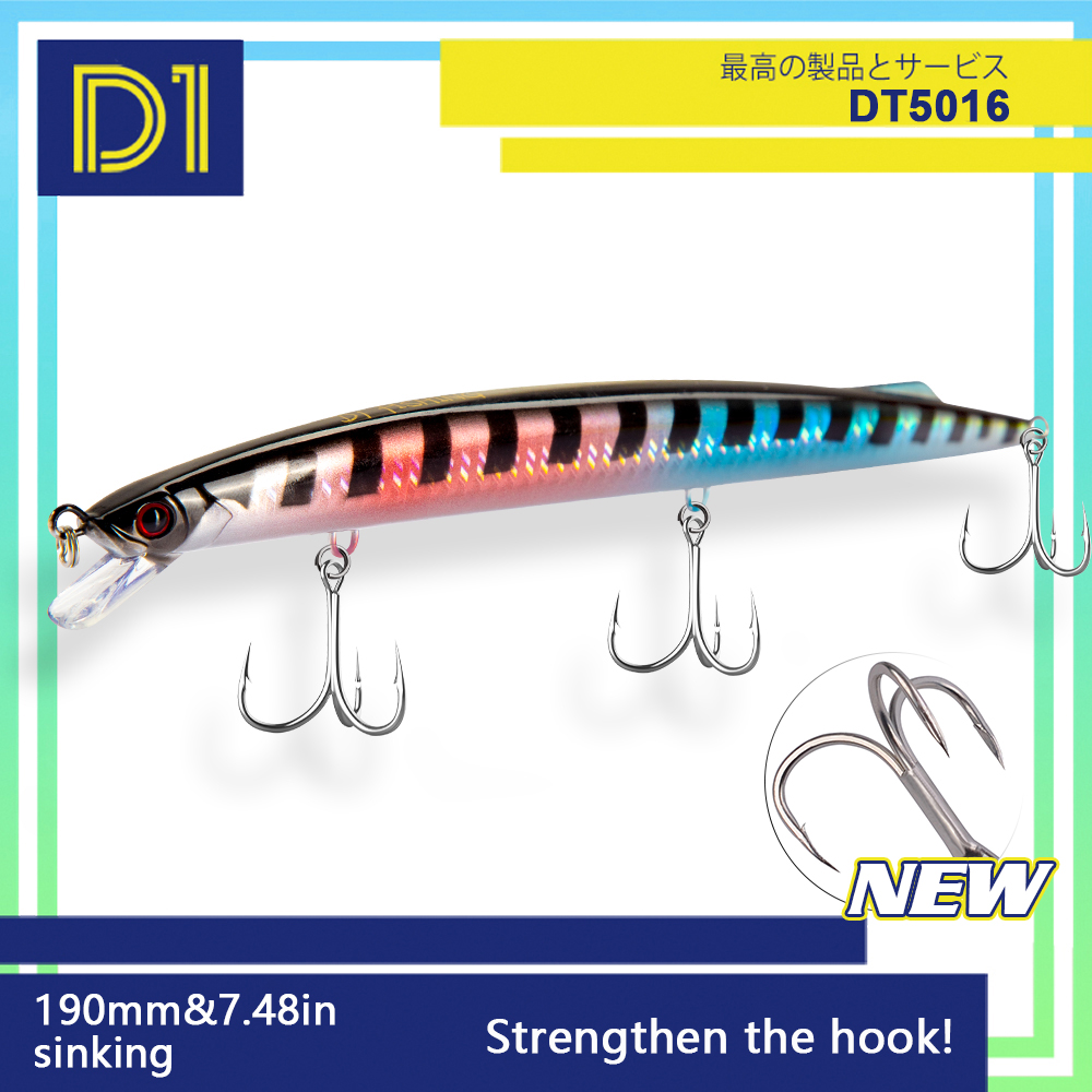 Umpan Ikan Laut D1 Minnow 190m - Fishing Lure Buzzbait ulasan dan harga