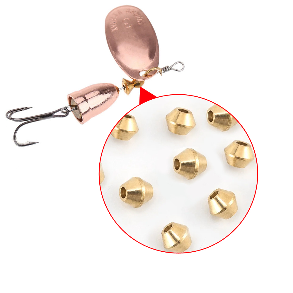 40 pcs Manik-manik Pancing Kun - Fishing Lure Spinner ulasan dan harga