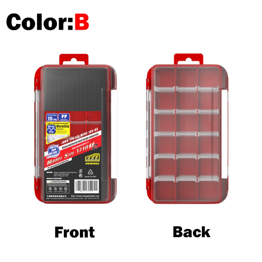 Kotak Pancing 2 Lapis untuk Um - Fishing Lure Box ulasan dan harga