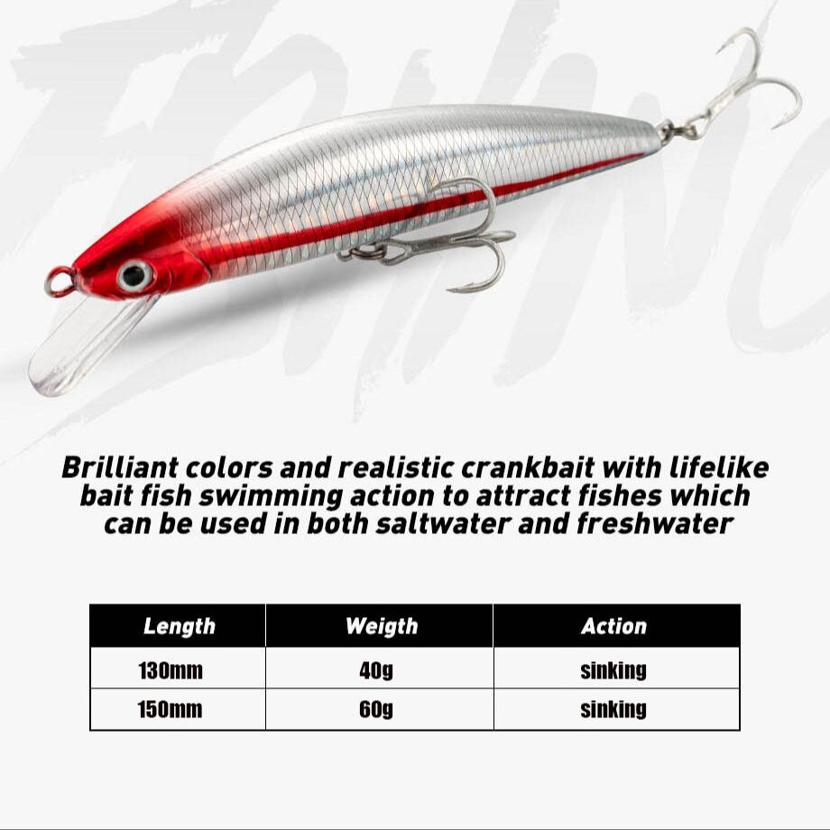 Umpan pancing ikan kecil, umpa - Fishing Lure Jerkbait ulasan dan harga
