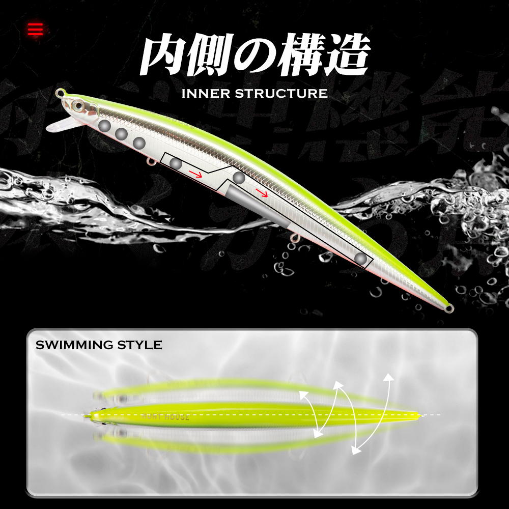 Hunthouse Sinking Tide Minnow  - Fishing Lure Crankbait ulasan dan harga