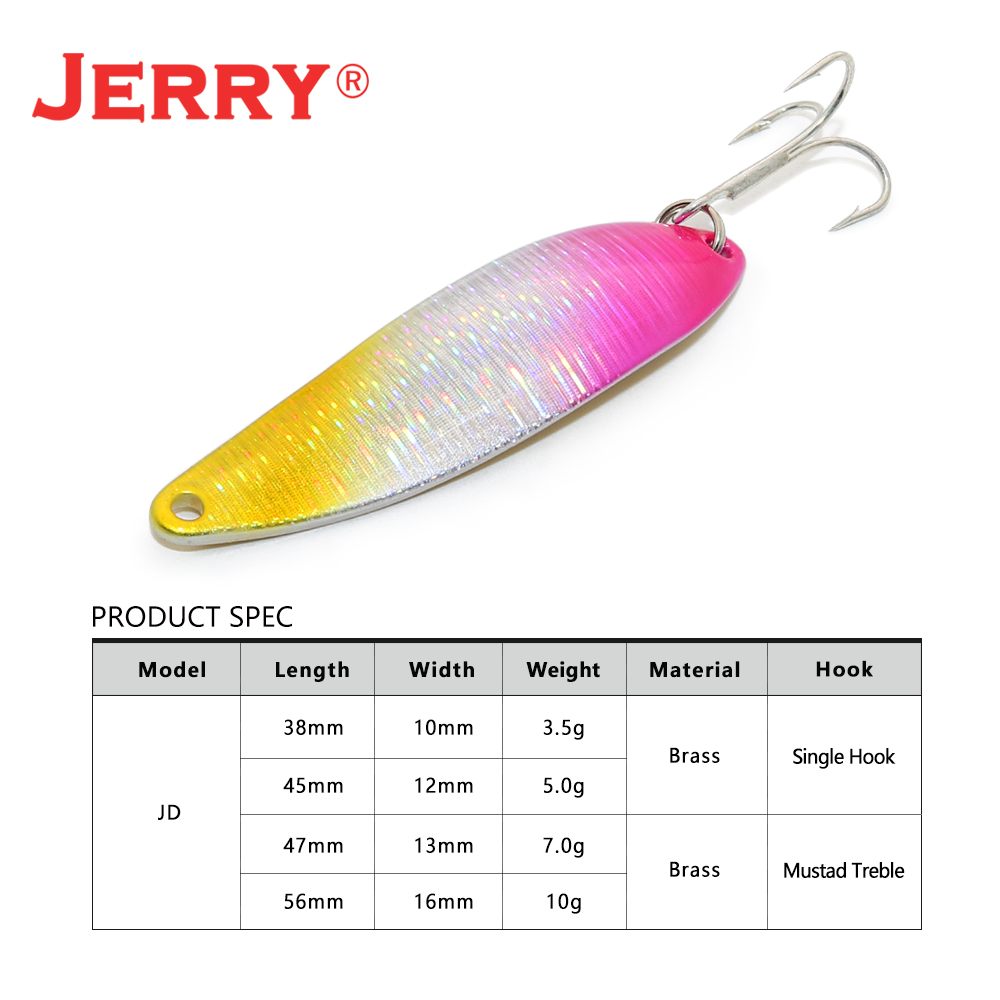 Jerry JD Buatan Umpan Sendok 7 - Fishing Lure Spoon ulasan dan harga
