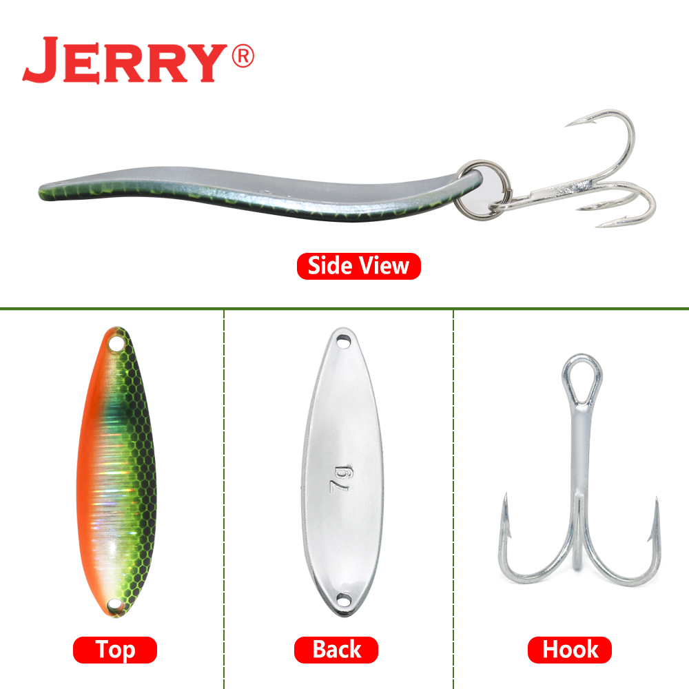 Jerry JD Buatan Umpan Sendok 7 - Fishing Lure Spoon ulasan dan harga